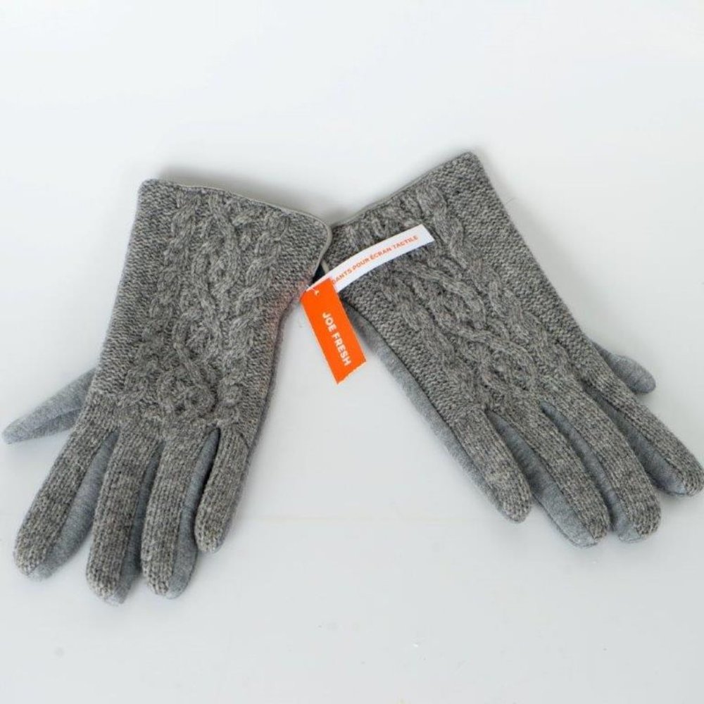 NWT Joe Fresh knit touch screen gloves  o/s